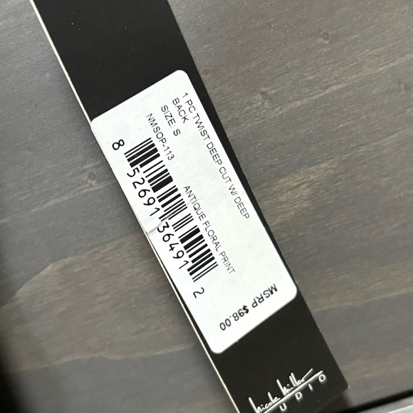 Nicole Miller Floral One-Piece Swimsuit - Picture 4 of 6